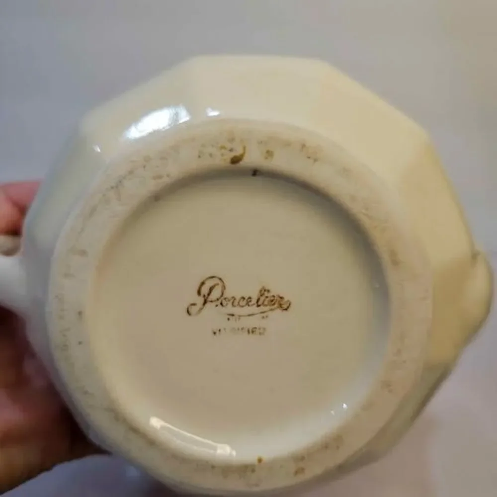 Porcelier Floral Teapot